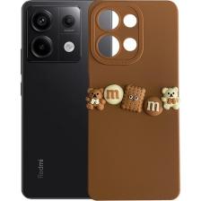 DEİLMİ Xiaomi Redmi Note 13 Pro 5g Kılıf 3D M Bear Kamera Korumalı Silikon Kapak