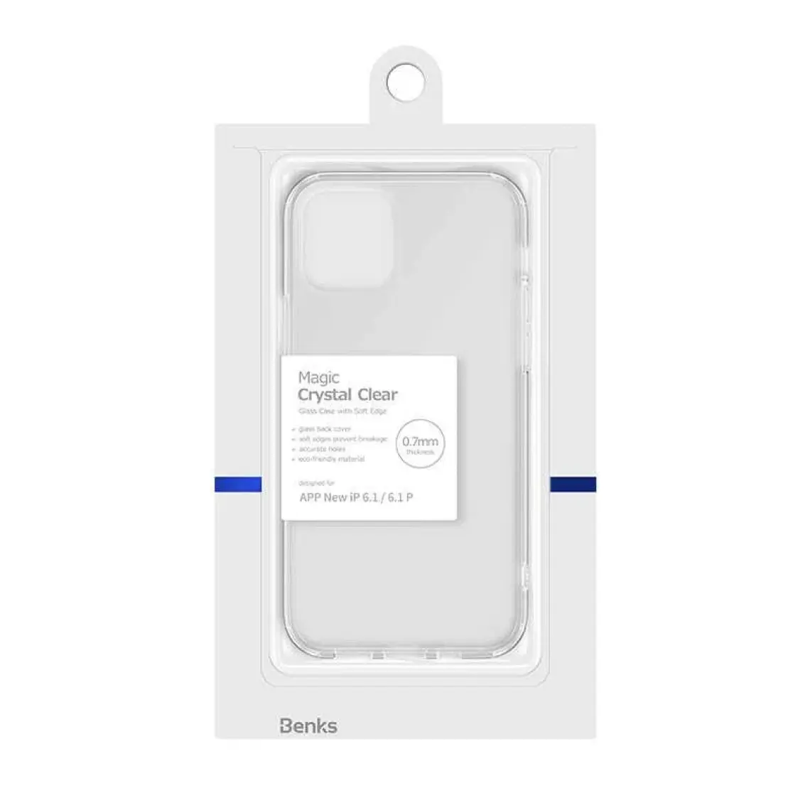 Benks Apple iPhone 13 Kılıf Benks Magic Crystal Clear Glass Kapak