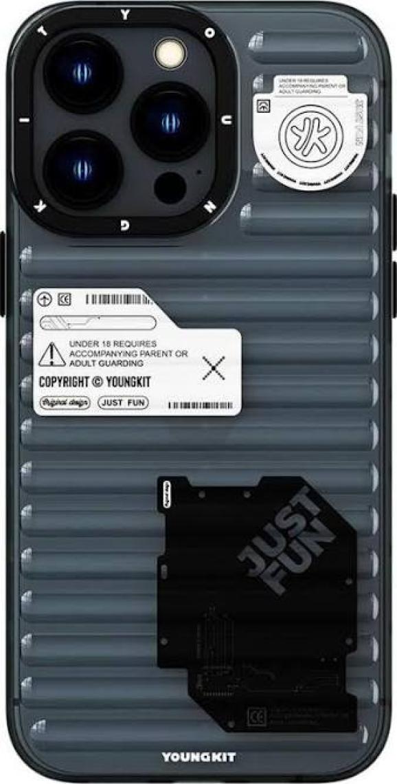 YoungKit iPhone 14 Pro Max Uyumlu Kılıf Şeffaf Renkli Tasarım Youngkit Fluorite Serisi Kapak