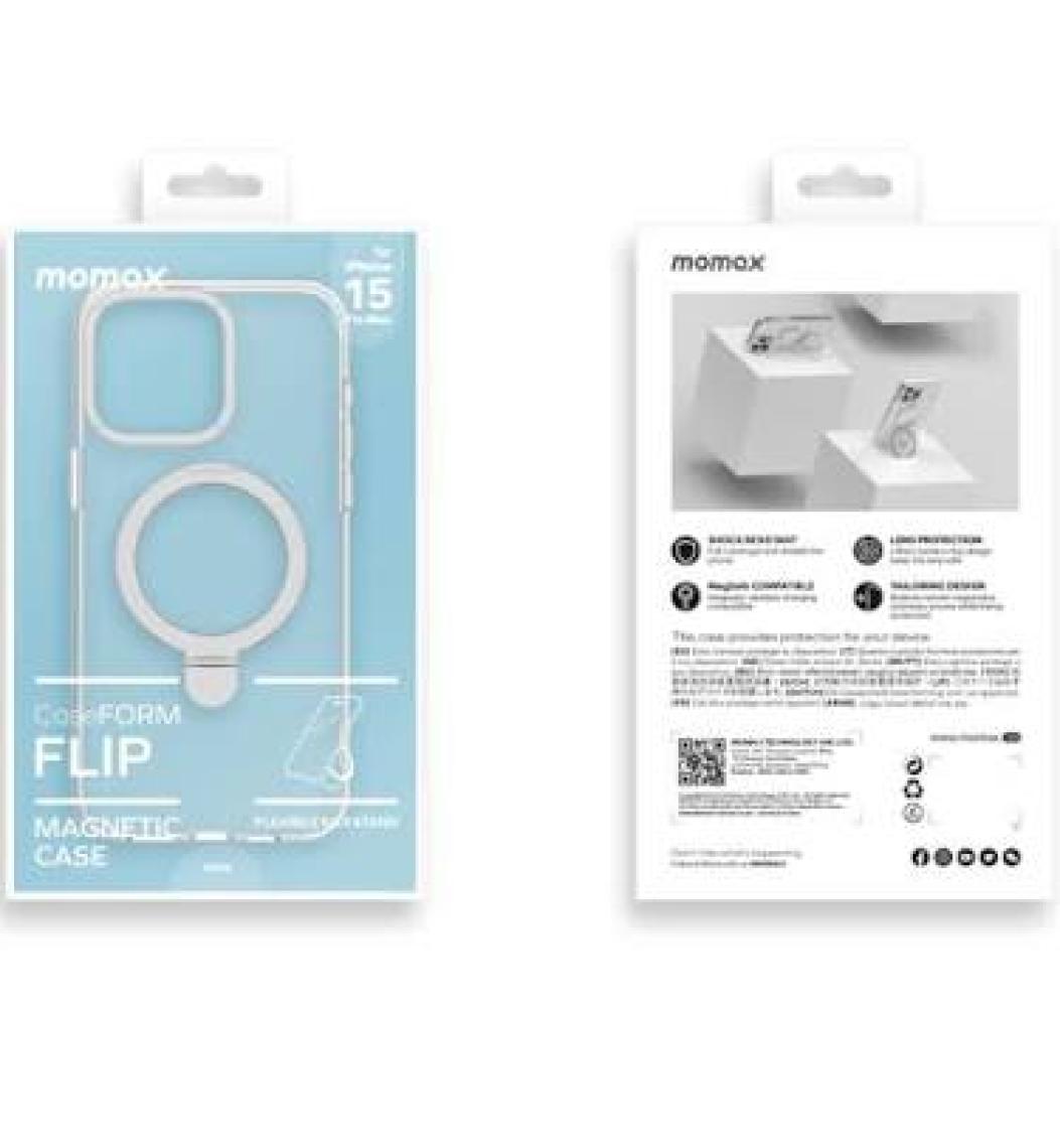 Momax Iphone 15/15 Pro/15 Pro Max Flip Magsafe Kılıf