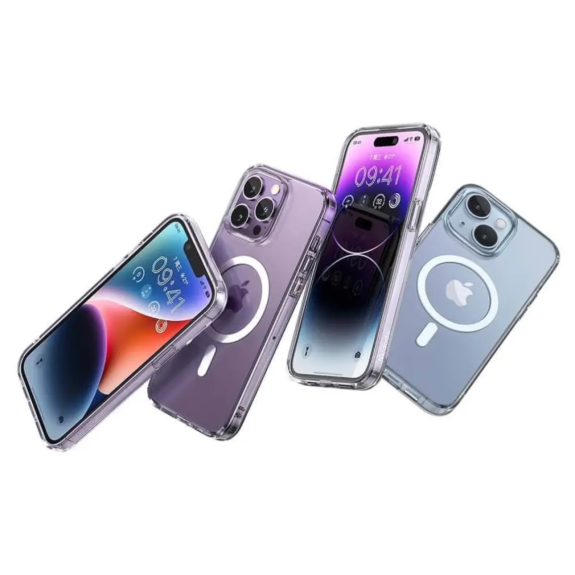 Mcdodo Apple iPhone 14 Pro Max Uyumlu Şeffaf Magsafe Kılıf PC-3093