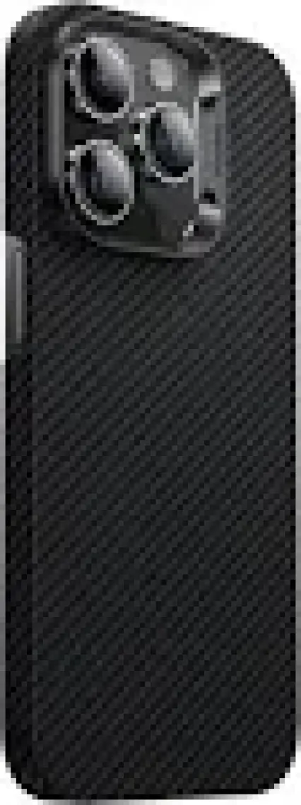 Benks iPhone 14 Pro Uyumlu Kılıf Karbon Fiber Benks 600D Essential Kevlar Kapak