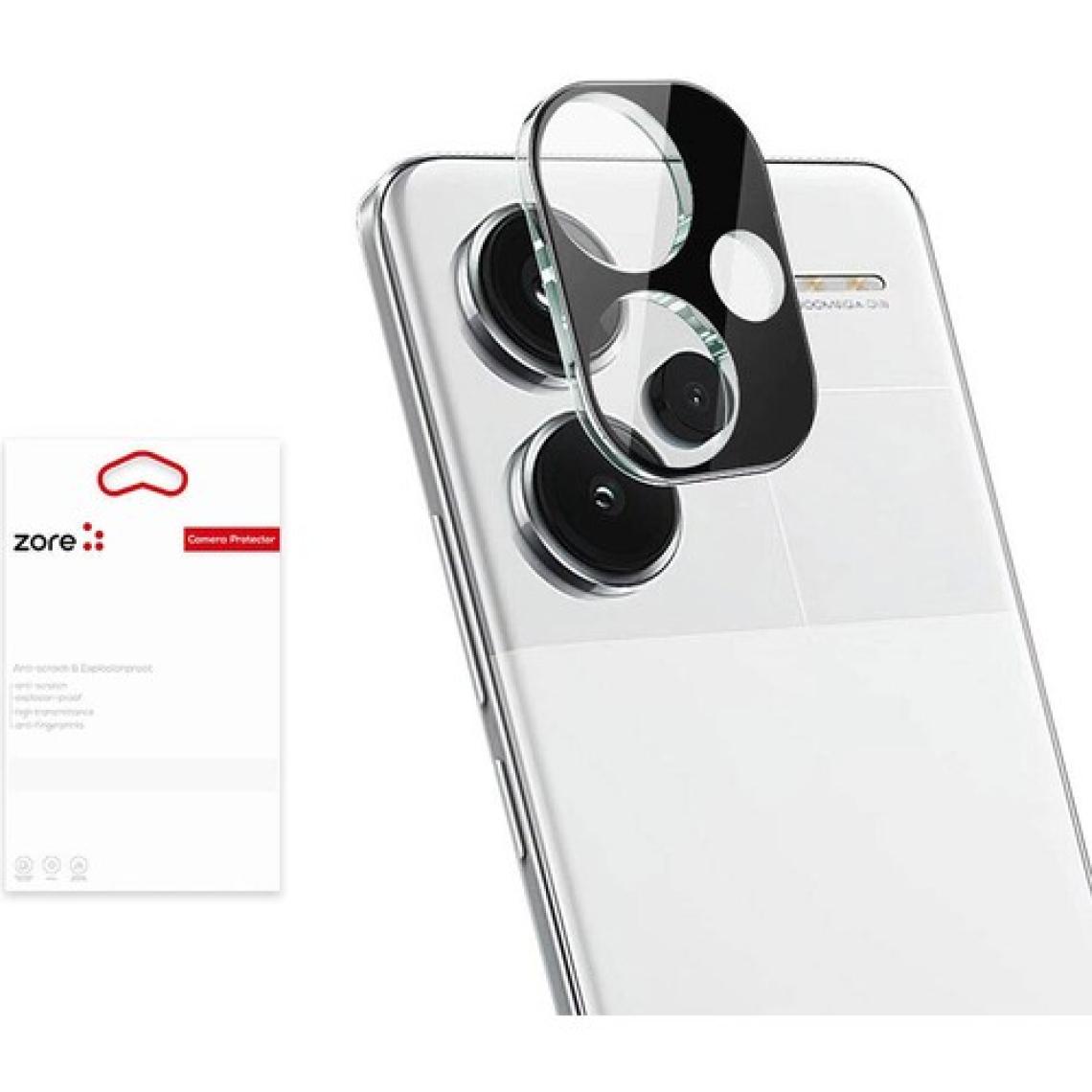 Heptek İletişim Xiaomi Redmi Note 13 Pro Plus 5g Kamera Lens Koruyucu Siyah Çerçeveli Korunaklı (3d K.c)
