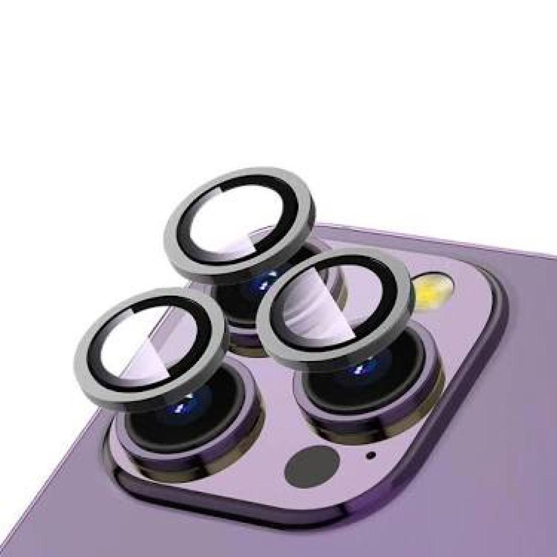 Heptek İletişim Apple iPhone 15 Pro Safir Kamera Lens Koruyucu (Kolay Takma Aparatlı) Cl-12