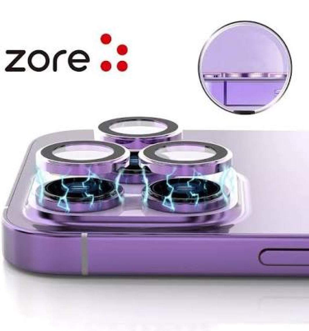 Heptek İletişim Apple iPhone 15 Pro Safir Kamera Lens Koruyucu (Kolay Takma Aparatlı) Cl-12
