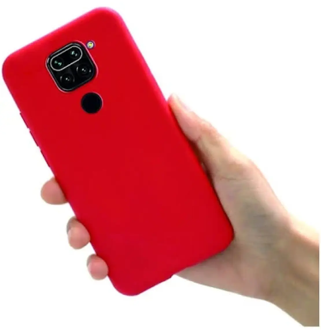 Eonaks Xiaomi Redmi Note 9 Kılıf Kamera Korumalı Silikon Rubber Arka Kapak