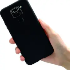 Eonaks Xiaomi Redmi Note 9 Kılıf Kamera Korumalı Silikon Rubber Arka Kapak