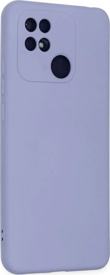 Eonaks Xiaomi Redmi 10C Kılıf Kamera Korumalı Silikon Rubber Arka Kapak