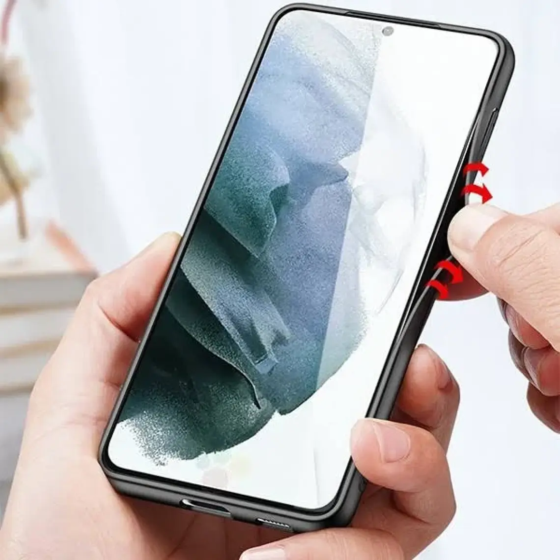 Dux Ducis Sm Galaxy S21 Plus Kılıf  Fino Series Premium Arka Koruma Kılıf