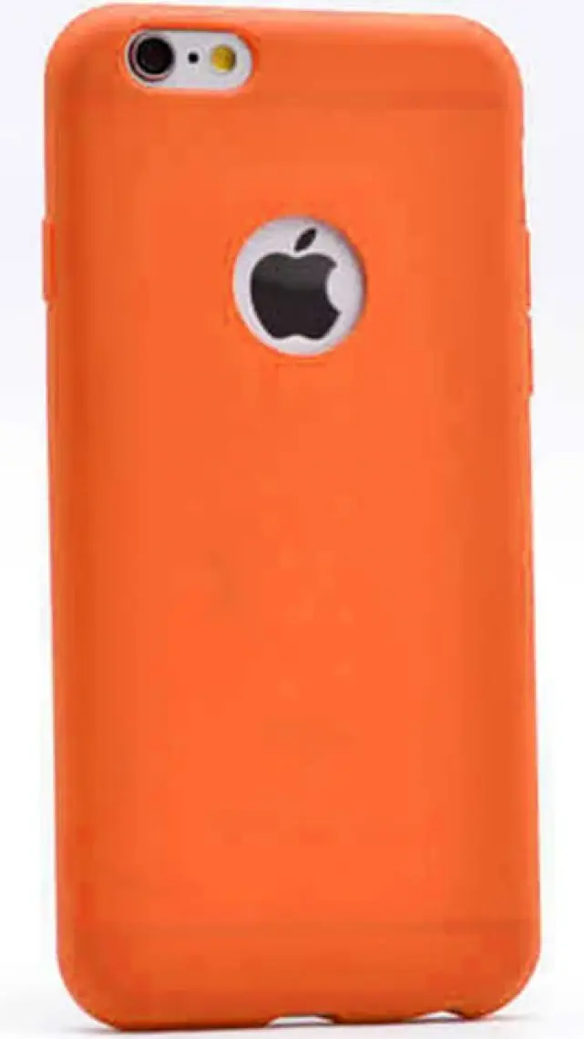 Case 4U Apple iPhone 6 Kılıf Klasik Mat Renkli Yumuşak Premier Silikon Siyah