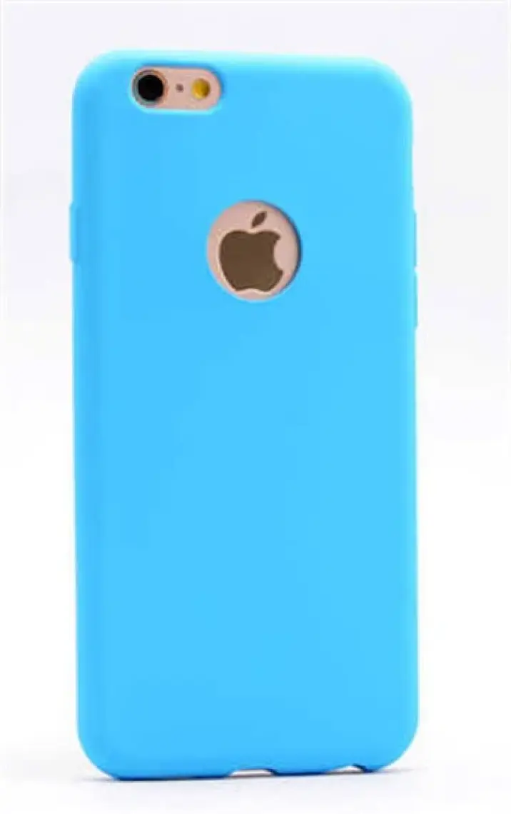 Case 4U Apple iPhone 6 Kılıf Klasik Mat Renkli Yumuşak Premier Silikon Siyah