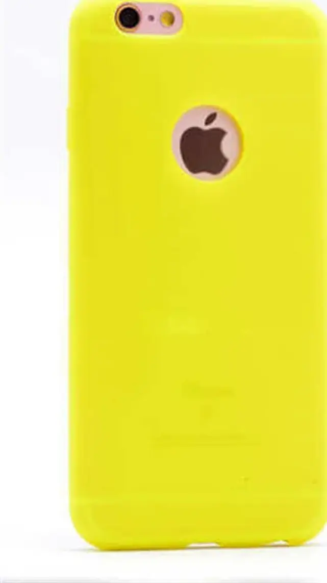 Case 4U Apple iPhone 6 Kılıf Klasik Mat Renkli Yumuşak Premier Silikon Siyah