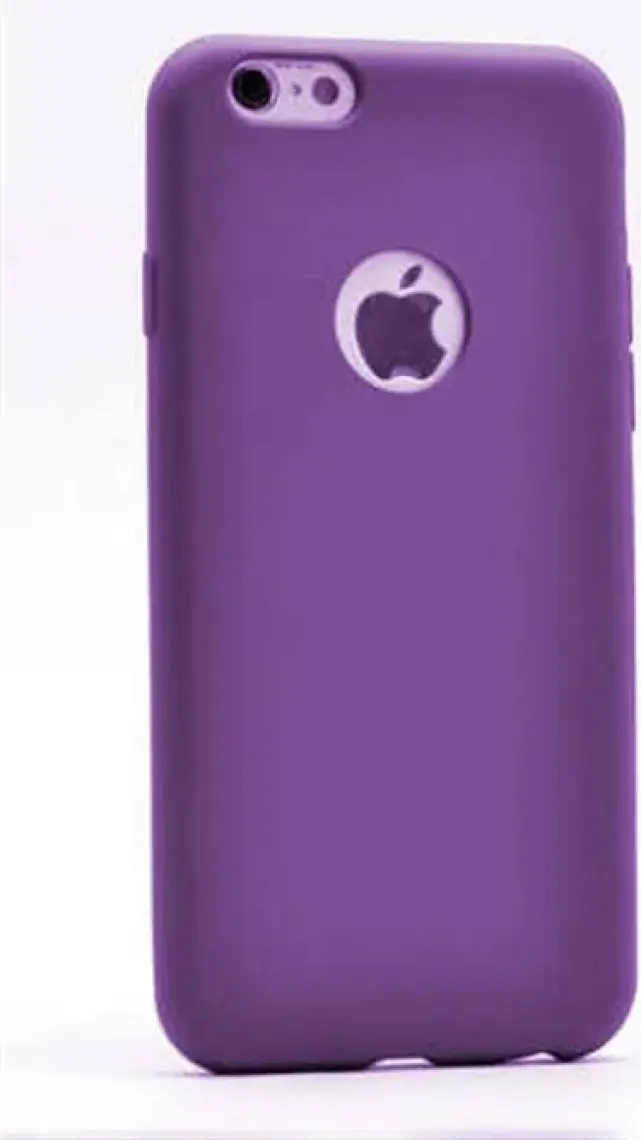 Case 4U Apple iPhone 6 Kılıf Klasik Mat Renkli Yumuşak Premier Silikon Siyah