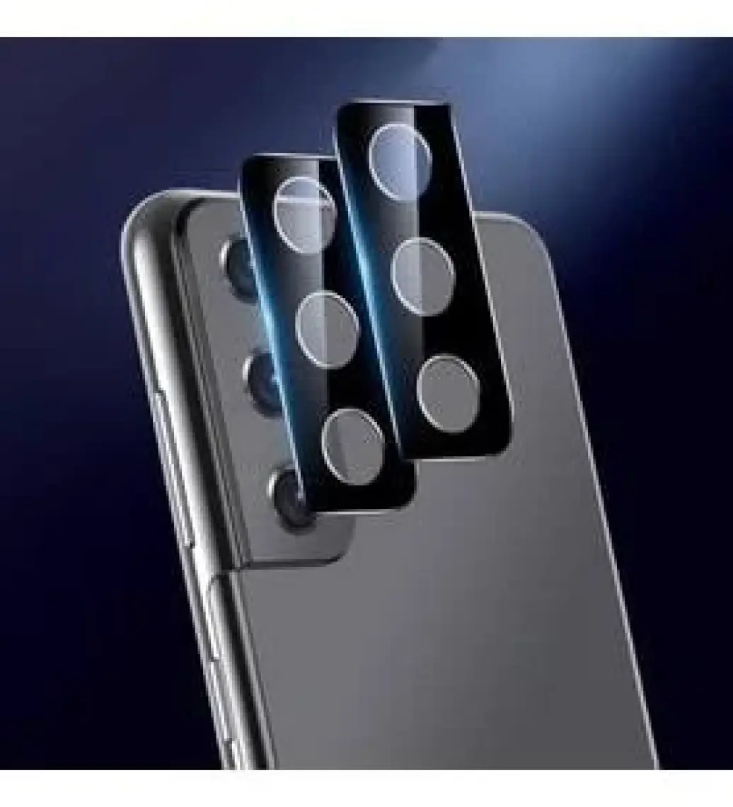Samsung Galaxy S21 Ultra Kamera Lens Koruyucu Tam Çerçeve Tüm Yüzeyi Koruma Esnek Kırılmaz Temperli Nano Cam