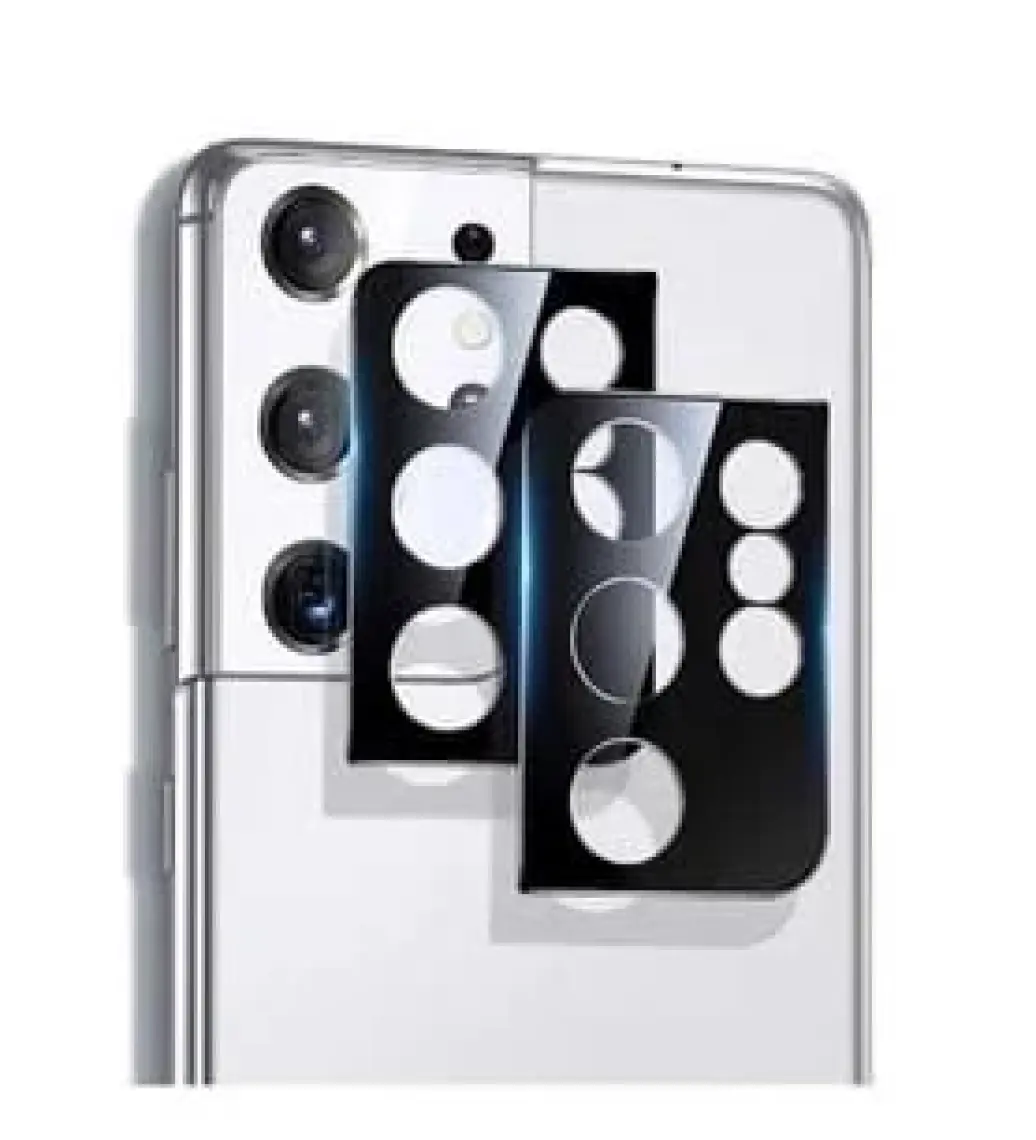 Samsung Galaxy S21 Ultra Kamera Lens Koruyucu Tam Çerçeve Tüm Yüzeyi Koruma Esnek Kırılmaz Temperli Nano Cam