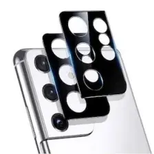 Samsung Galaxy S21 Ultra Kamera Lens Koruyucu Tam Çerçeve Tüm Yüzeyi Koruma Esnek Kırılmaz Temperli Nano Cam
