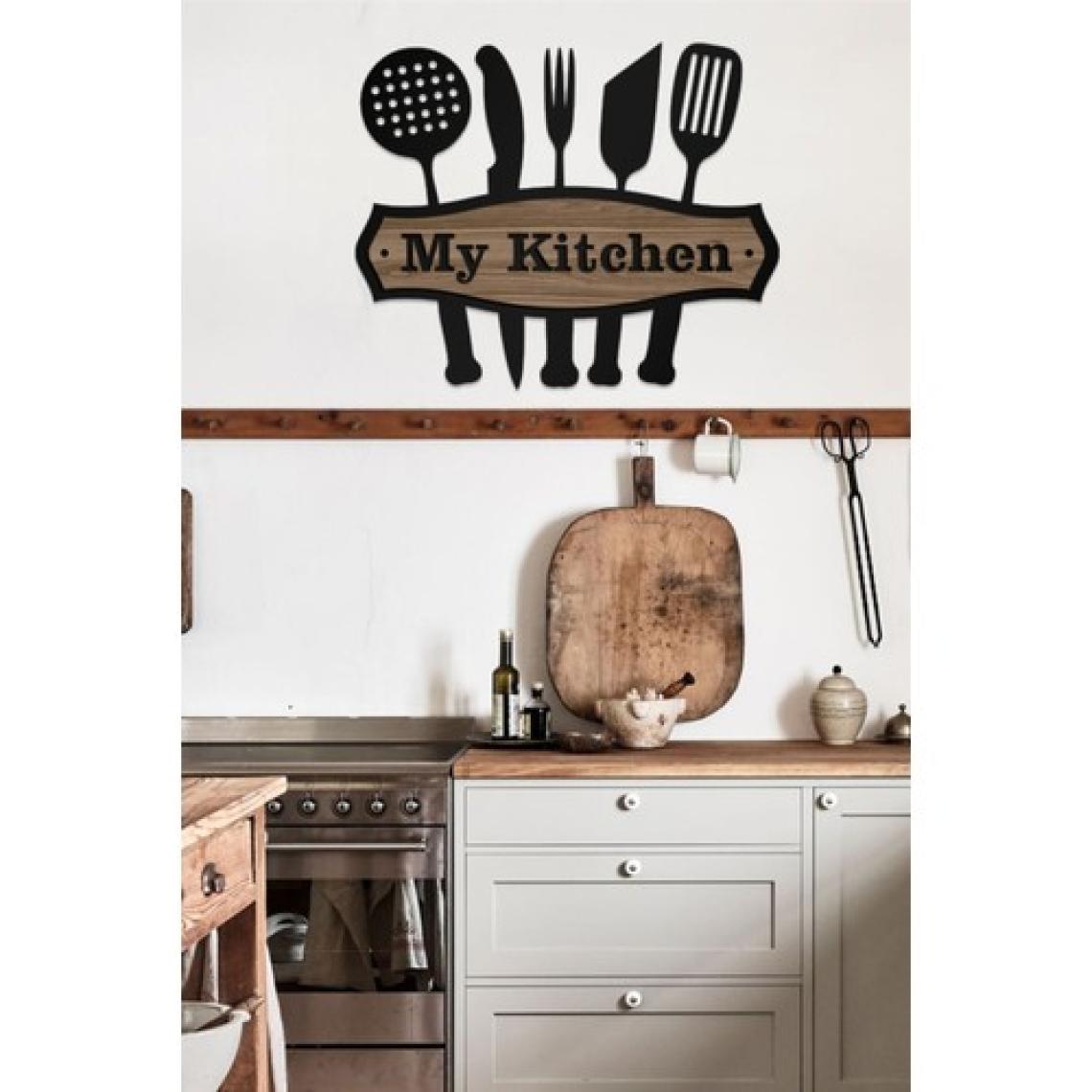 Ahwall My Kitchen Yazılı Dekoratif Ahşap Mdf Mutfak Tablosu