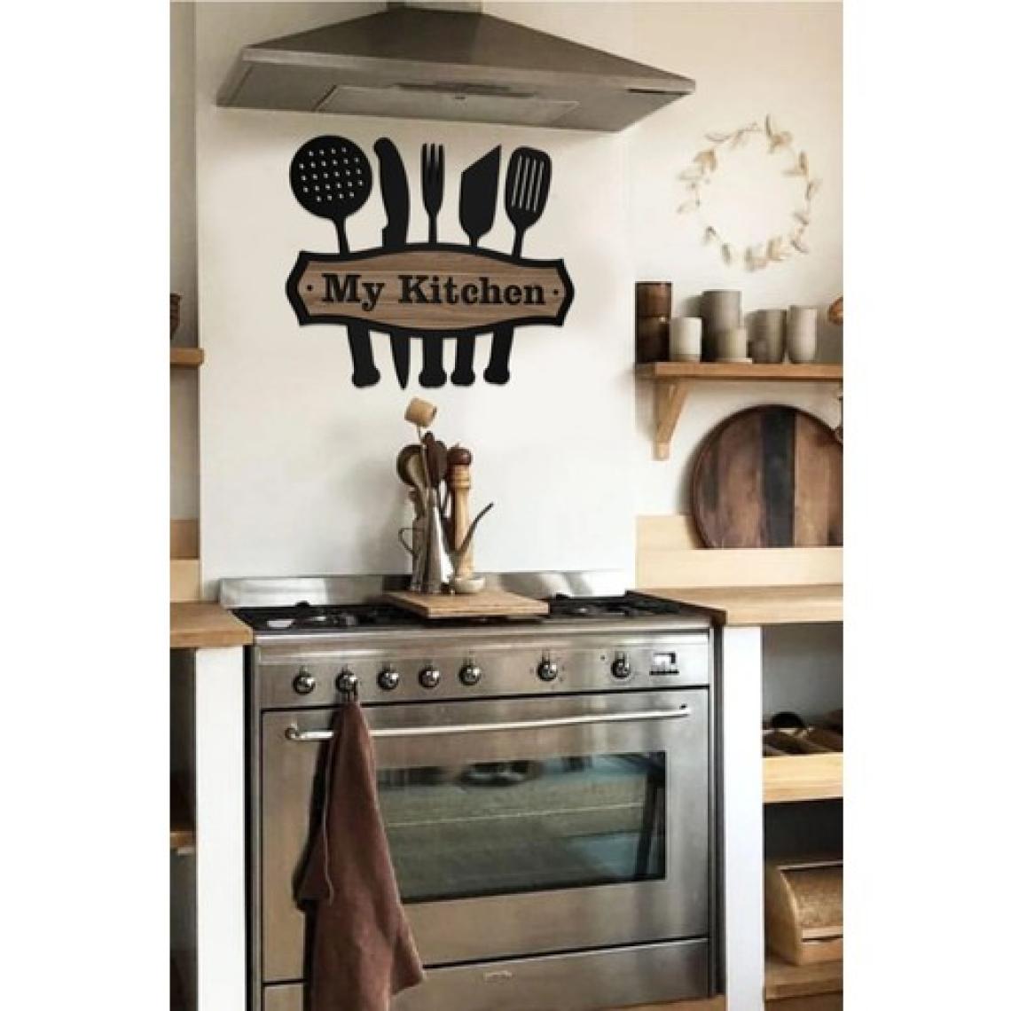 Ahwall My Kitchen Yazılı Dekoratif Ahşap Mdf Mutfak Tablosu