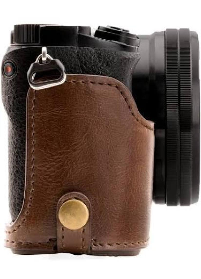 MegaGear Sony Alpha A6000 A6300(16-50mm) Suni Deri Kamera Çantası