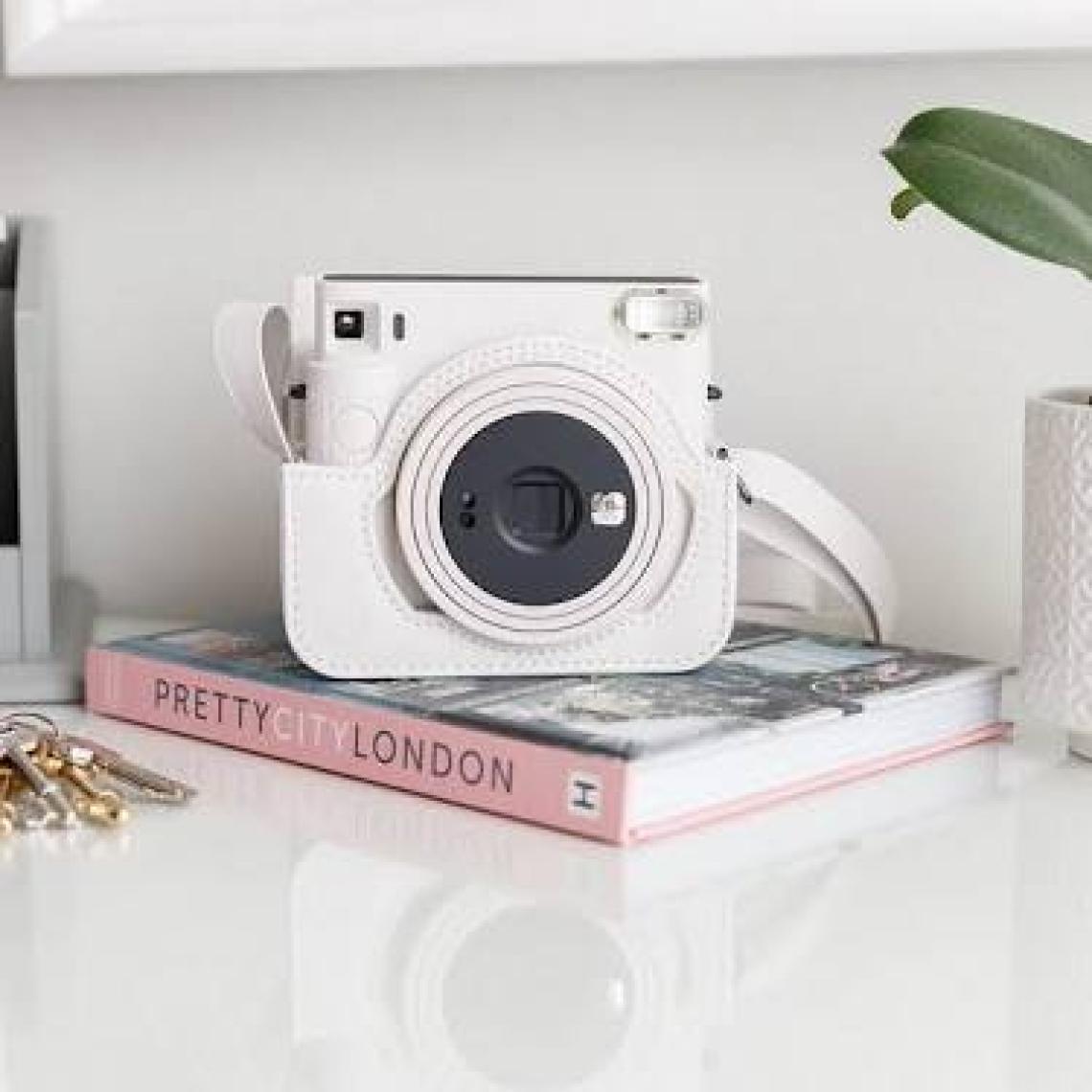 Fujifilm Instax Sq1 Deri Çanta Beyaz