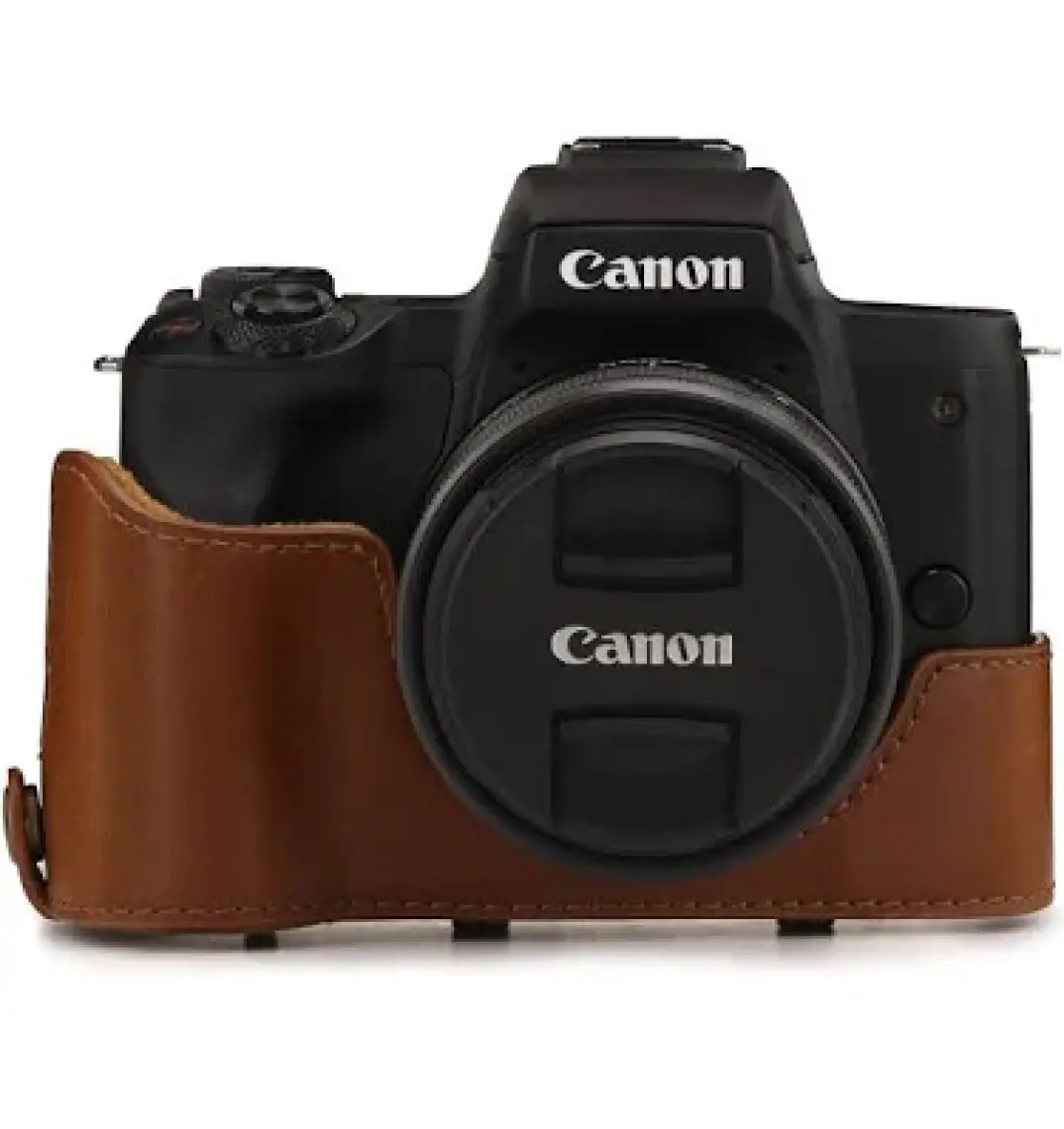 MegaGear Canon EOS M50 Suni Deri Kamera Çantası