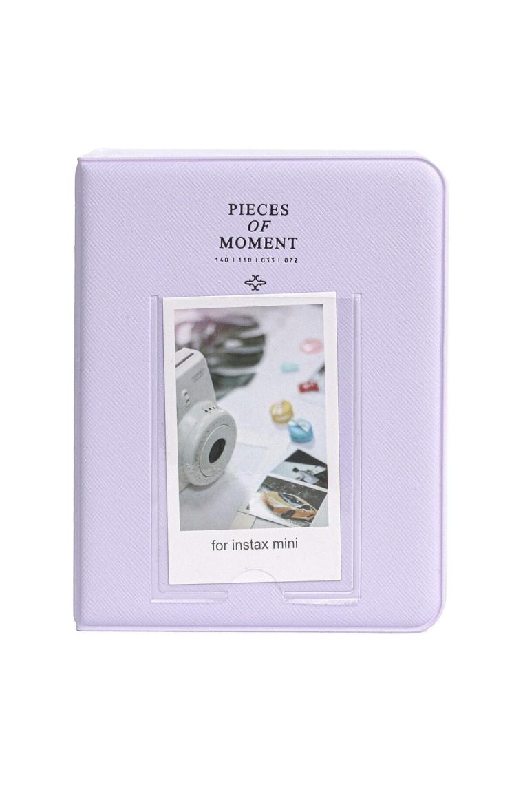 Instax Mini Film Uyumlu 64'lü Lila Pvc Albüm
