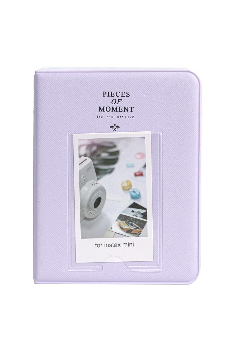 Instax Mini Film Uyumlu 64'lü Lila Pvc Albüm