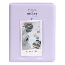 Instax Mini Film Uyumlu 64'lü Lila Pvc Albüm