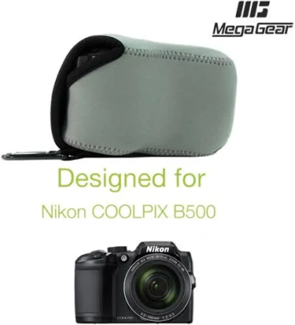 Megagear MG726 Nikon Coolpix B500 Neopren Kamera Kılıfı