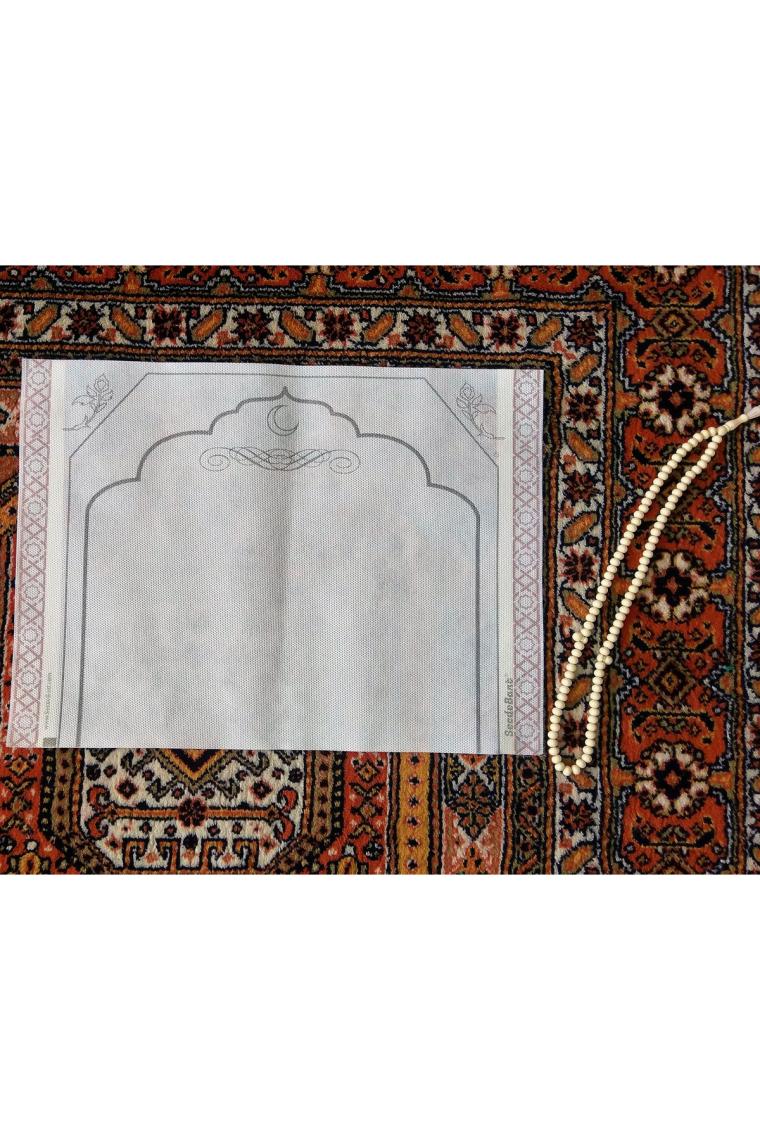 Secdebant Perisfer Yıkanabilir Tek Kullanımlık Seccade Antibakteriyel Kumaş Cep Boy 30X40 cm 10'lu Rulo