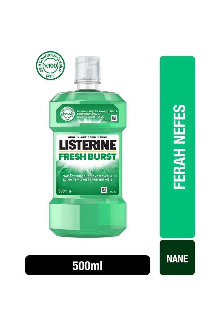Listerine Fresh Burst Ferah Nane 500 ml Gargara