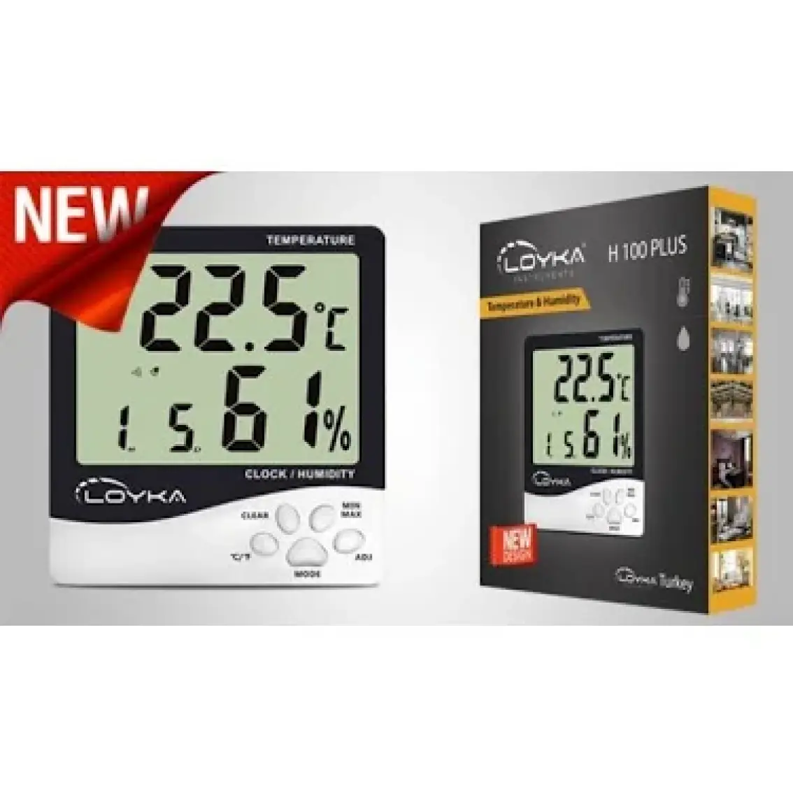 Loyka Hygrotherm Sıcaklık ve Nem Ölçer