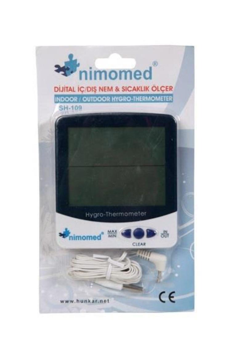 Nimo Dijital Iç / Dış Nem & Sıcaklık Ölçer Sh-109