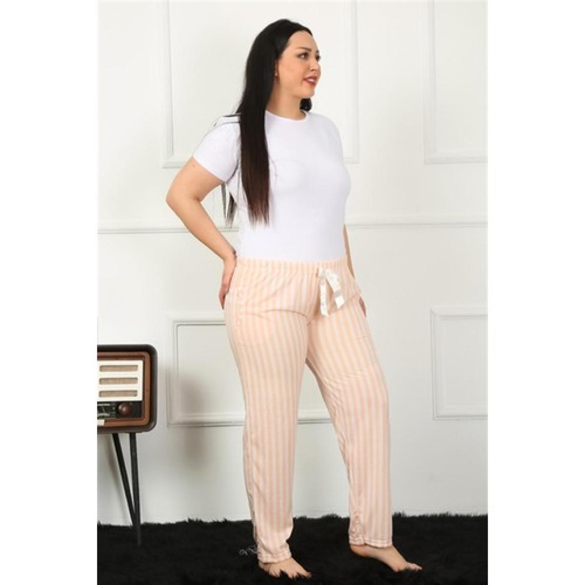 Akbeniz Kadın Pamuklu Büyük Beden Alt Pijama 27453