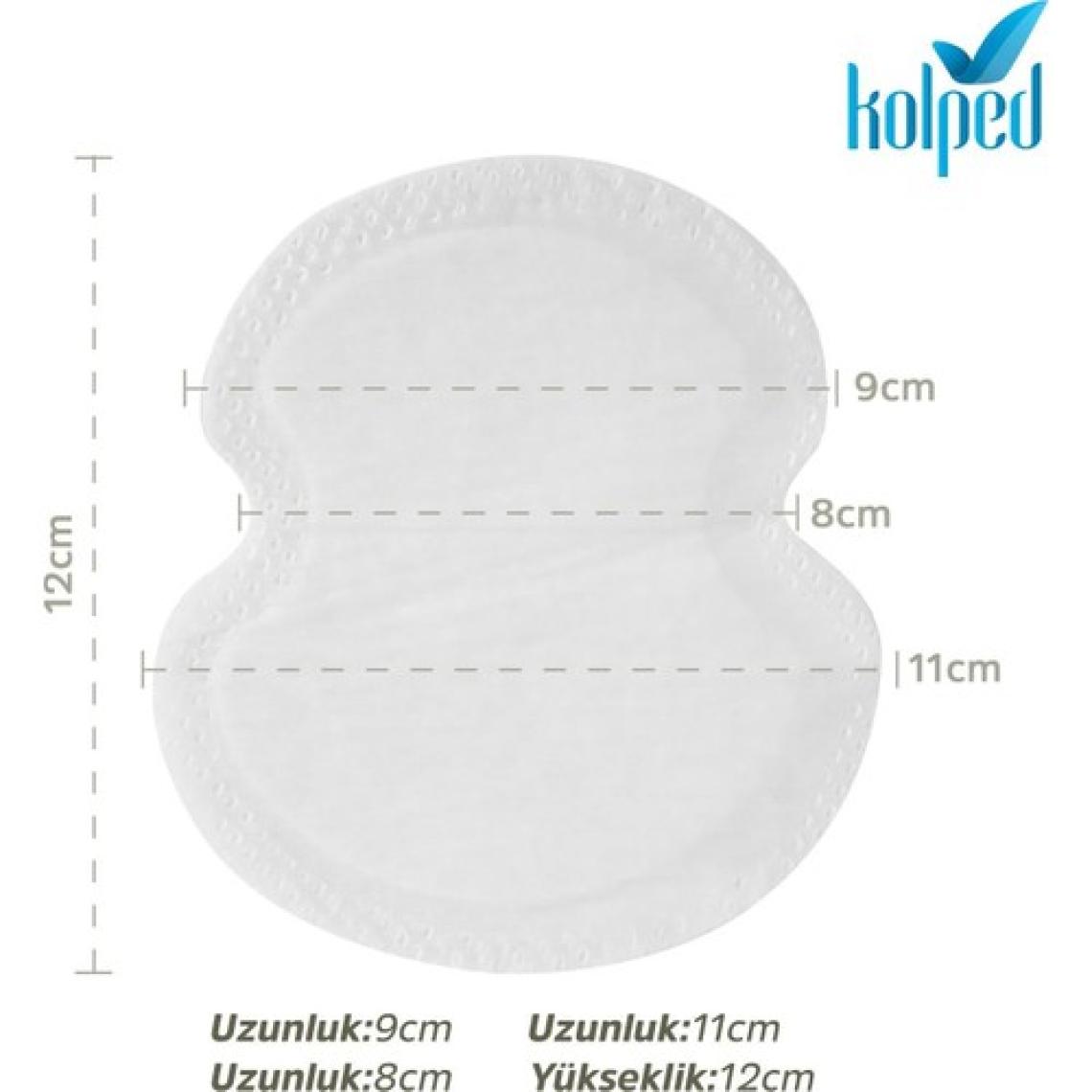 Kolped Hipoalerjenik Koltuk Altı Ter Emici Pedler - 42 Adet, Süper Emici, Hafif ve Dayanıklı