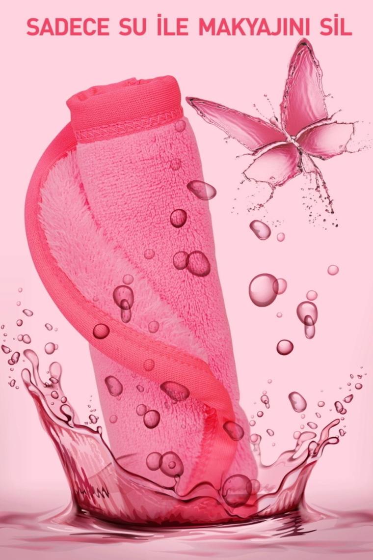 Makyaj Ve Yüz Temizleme Mucize Puf Silici Sadece Su İle Makyaj Temizleme Makeup Cleaner