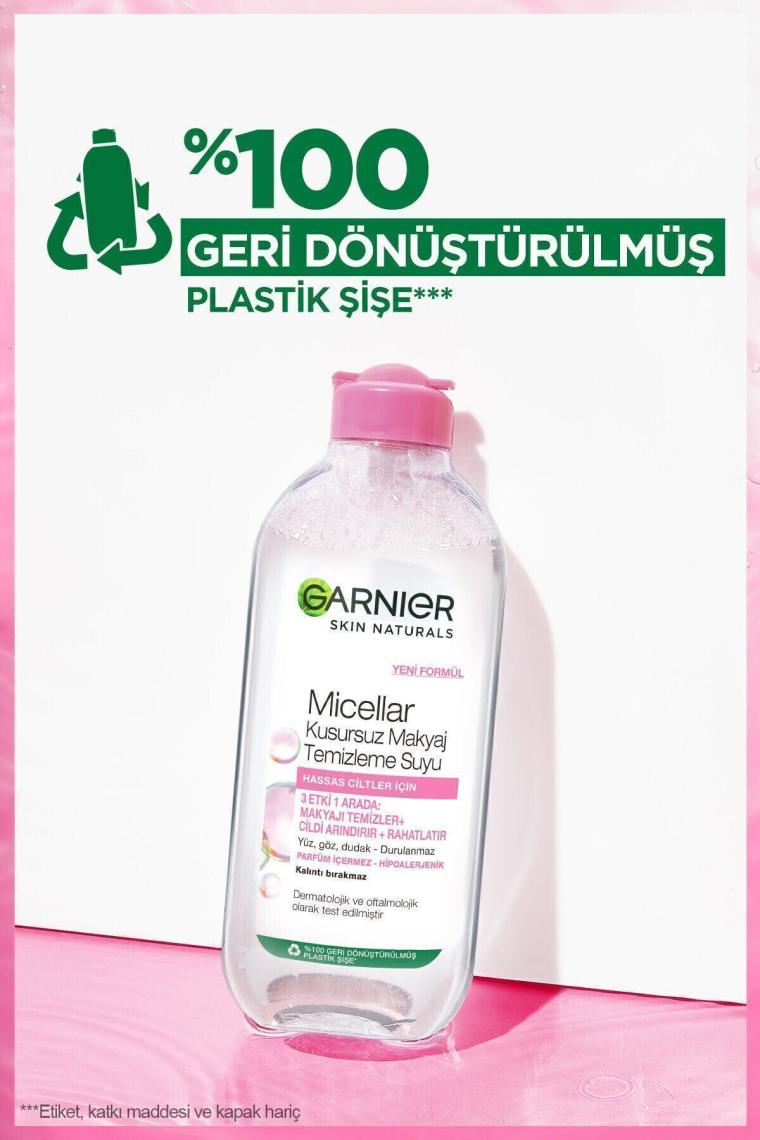 Garnier Micellar Hassas Ciltler Kusursuz Makyaj Temizleme Suyu 400 ml