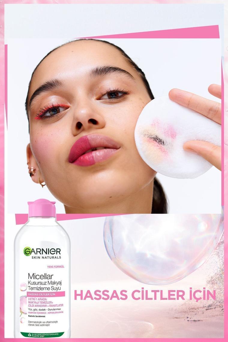 Garnier Micellar Hassas Ciltler Kusursuz Makyaj Temizleme Suyu 400 ml