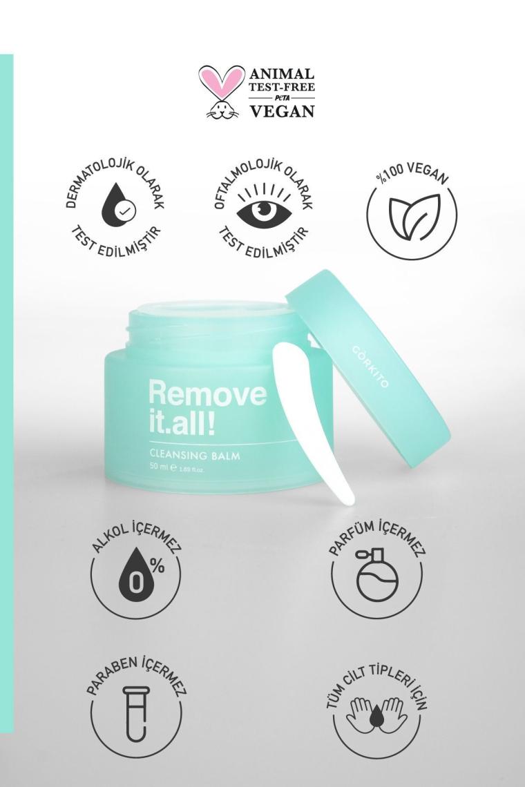 Remove It.all! Makyaj Ve Yüz Temizleme Balmı Cleansing Balm 50 ml