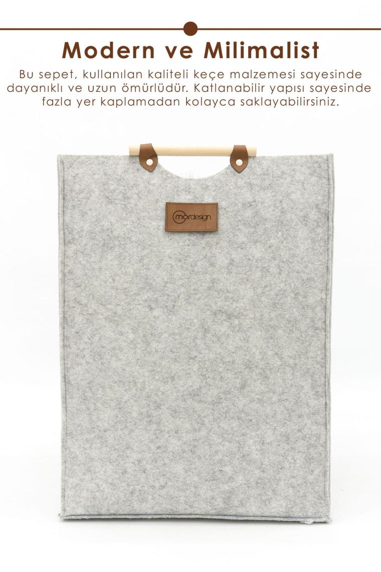mordesign Keçe Çocuk Oyuncak/kirli Çamaşır Depolama Sepeti, Çok Amaçlı Saklama Sepeti, Bolivya Serisi