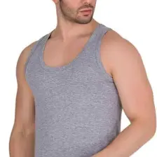 Berrak 1029 Likralı Erkek Rambo Atlet Gri Melanj