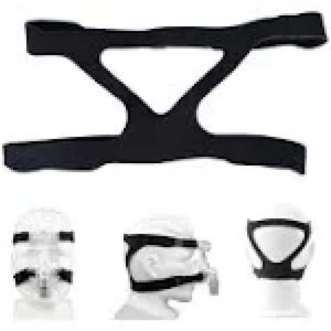Devix Cpap Bpap Oksijen Maske Kafa Bandı Esnek Elastik Bandaj 4 Kollu