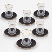 Black 12 Parça Çay Seti -132 Ml