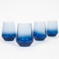 New Iconic 4'lü Su Bardağı Seti Mavi 425 Cc