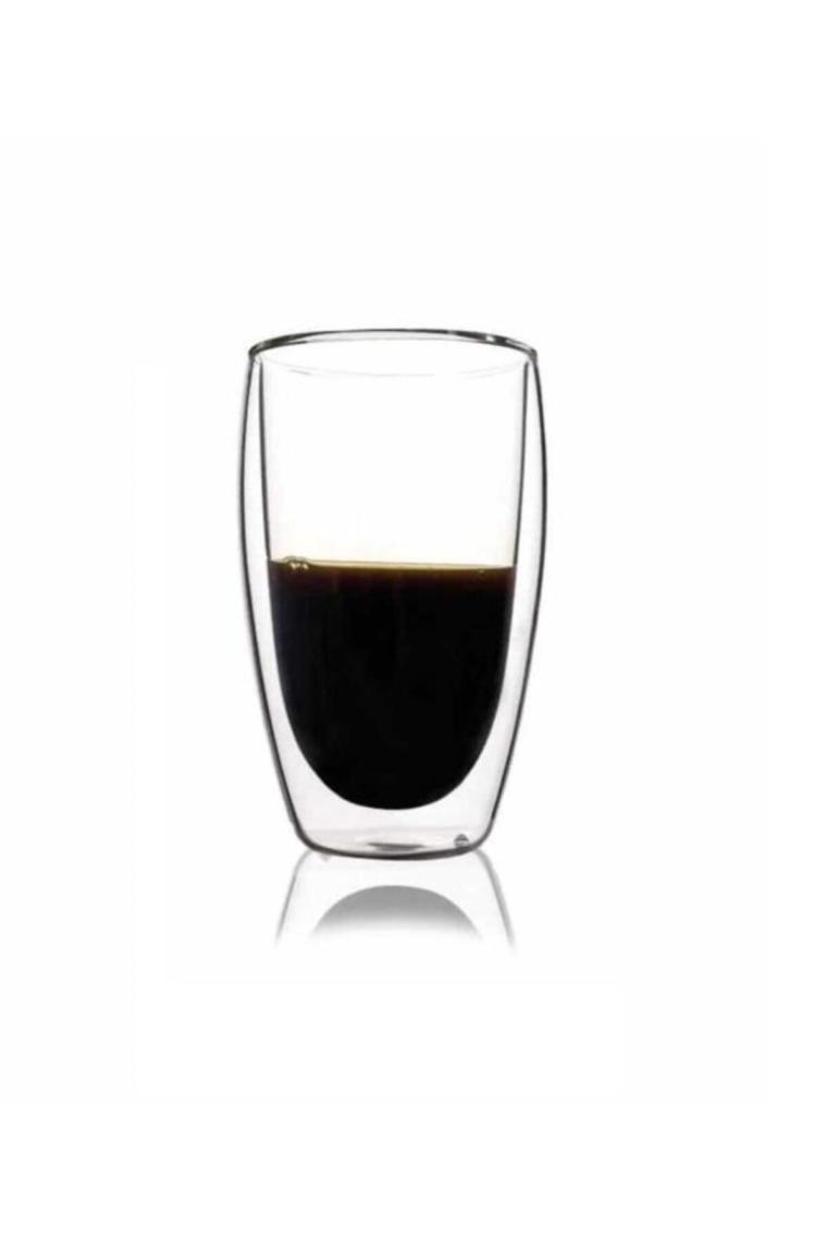 Perotti Double Wall Çift Cidarlı Cam Bardak Kupa 450 ml 12460