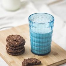 Akrilik Aquamarin Tekli Kısa Bardak & Su Meşrubat Kahve Yanı Bardağı 400 ml ( Cam Değildir )