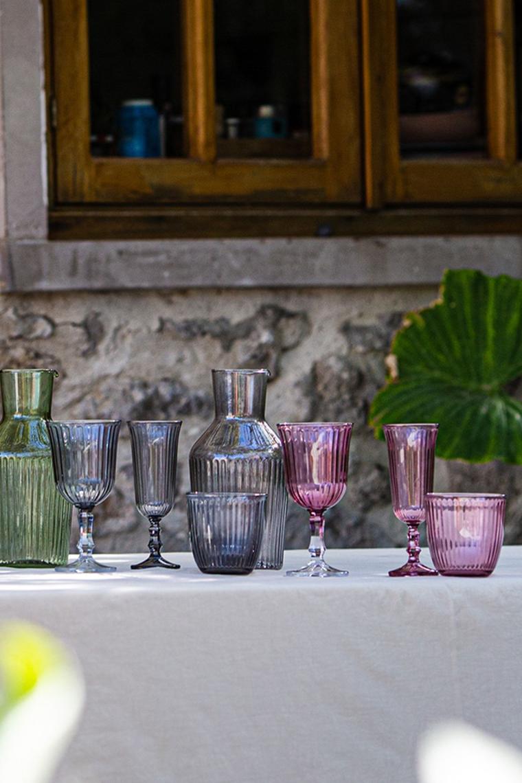 Rakle Splendid Mürdüm 290 cc 4'lü Su Bardağı Seti