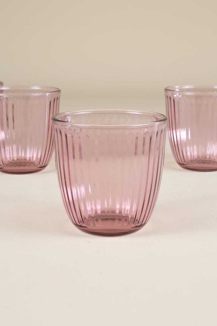 Rakle Splendid Mürdüm 290 cc 4'lü Su Bardağı Seti