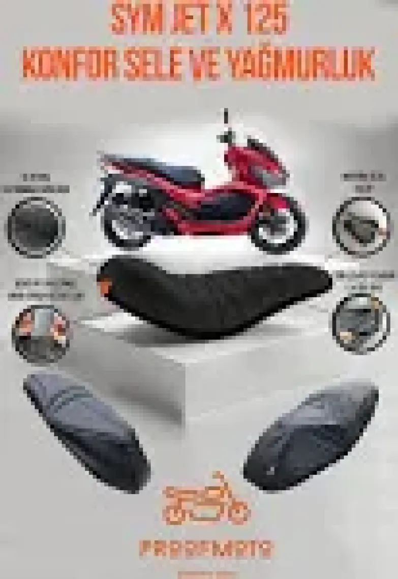Proofmoto Sym Jet x Konfor Sele ve Yağmurluk Kılıf