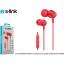 S-link SL-KU160 Mobil Uyumlu Kırmızı Kulak İçi Mikrofonlu Kulaklık